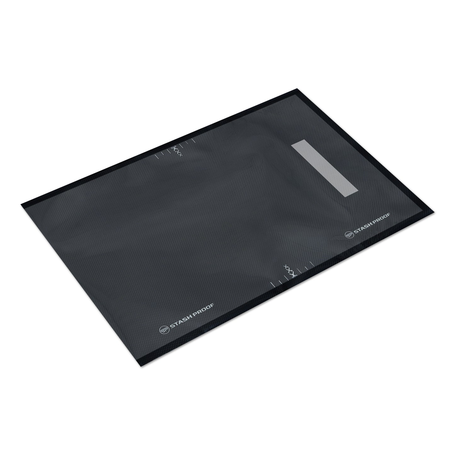 11 by 16 inch vacuum seal bag on white background laying diagonal