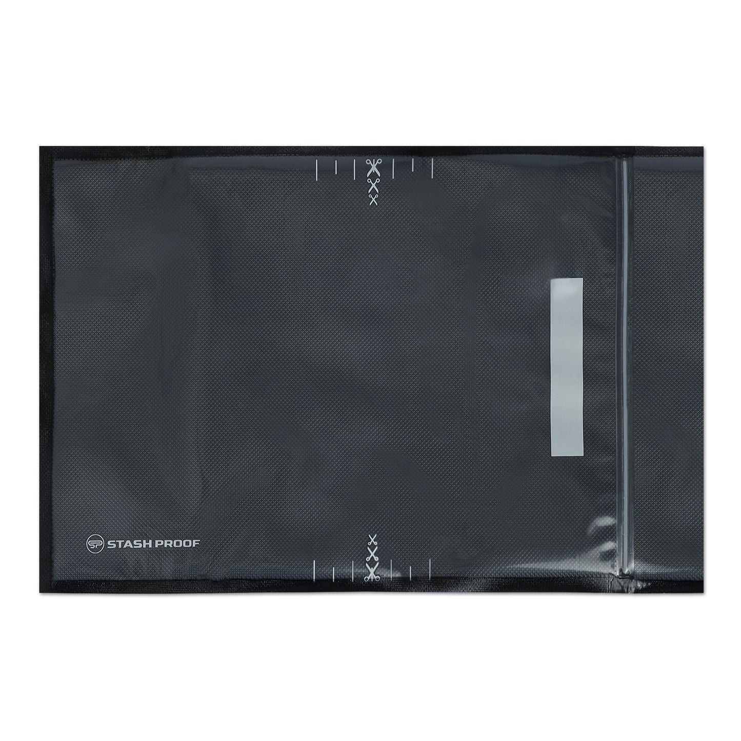 7" x 11" Vacuum Seal Zipper Storage Bags (Black and Clear)