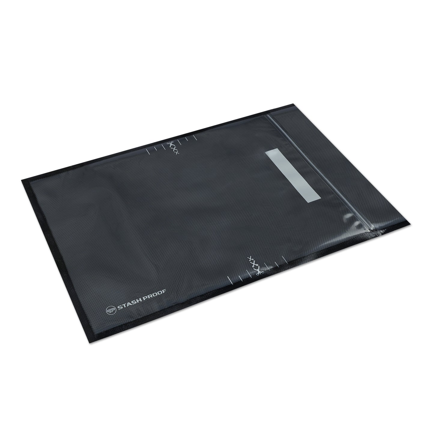 7" x 11" Vacuum Seal Zipper Storage Bags (Black and Clear)