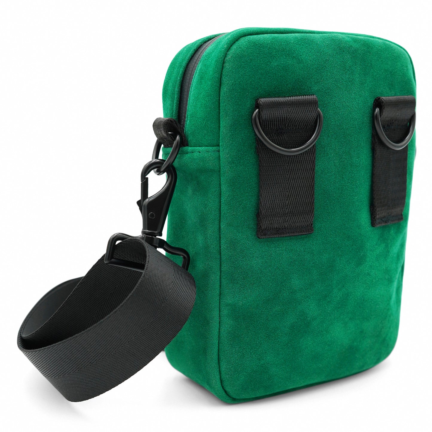 Stash Bag in Suede Green