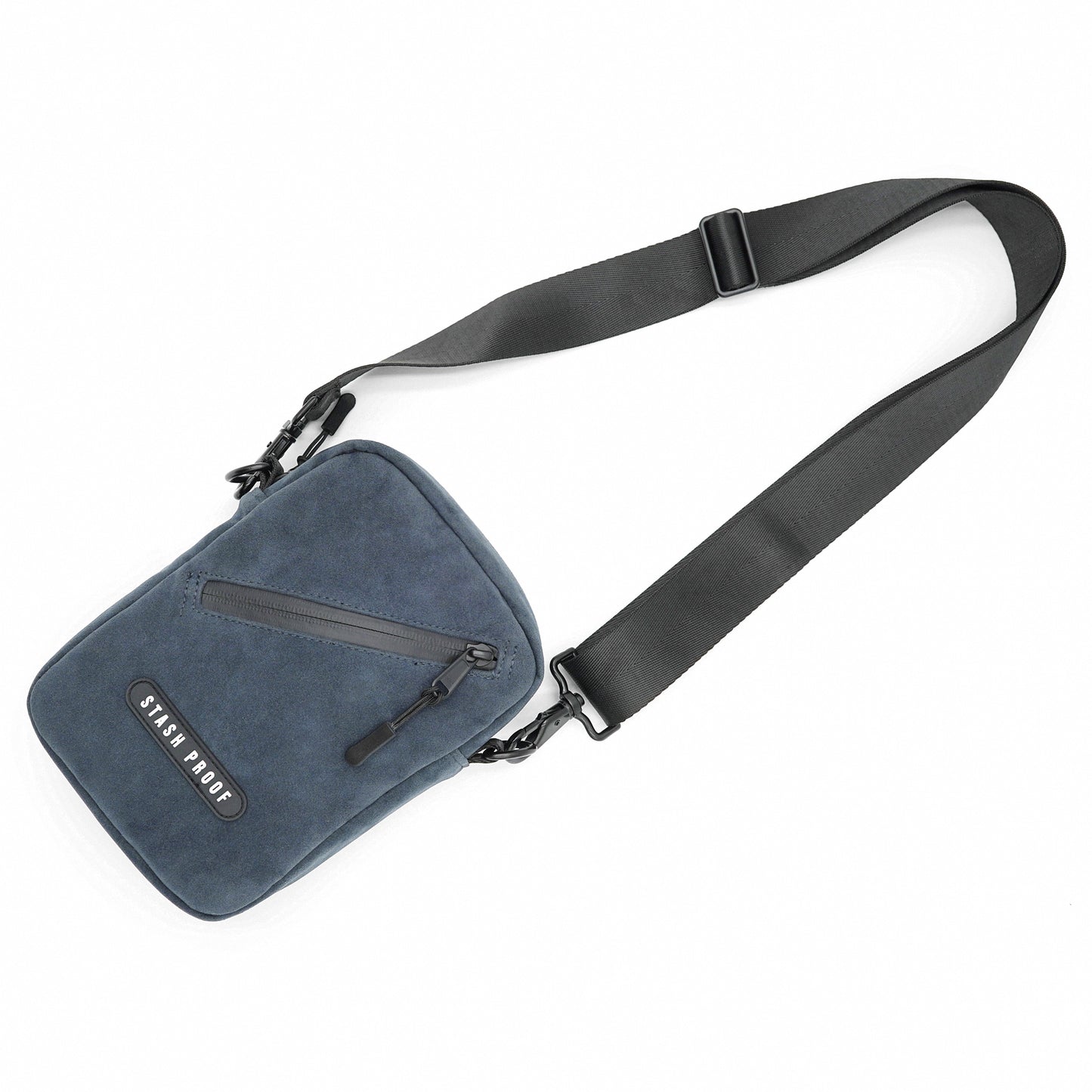 Stash Bag in Suede Black & Smell-proof