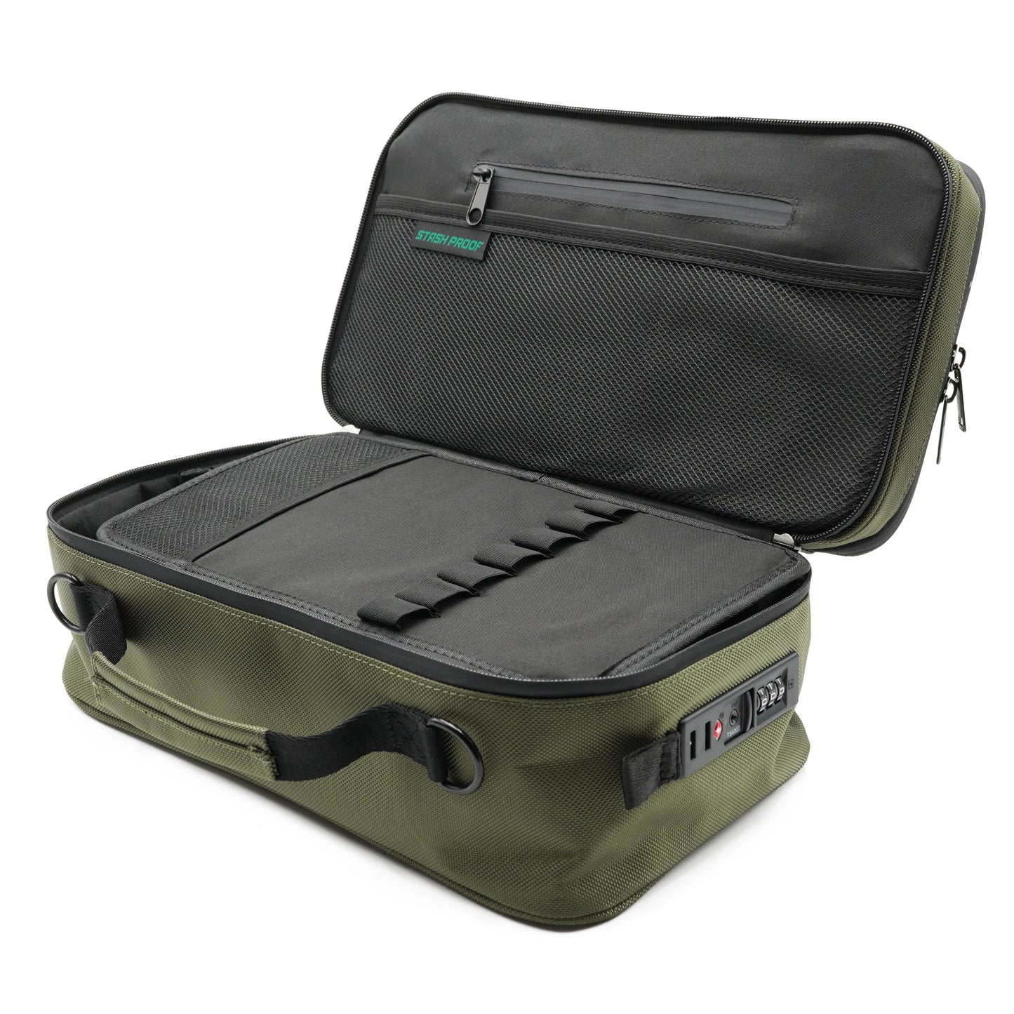 Stash Proof S Box Main Compartment with Removable Elastic Tray Organizer