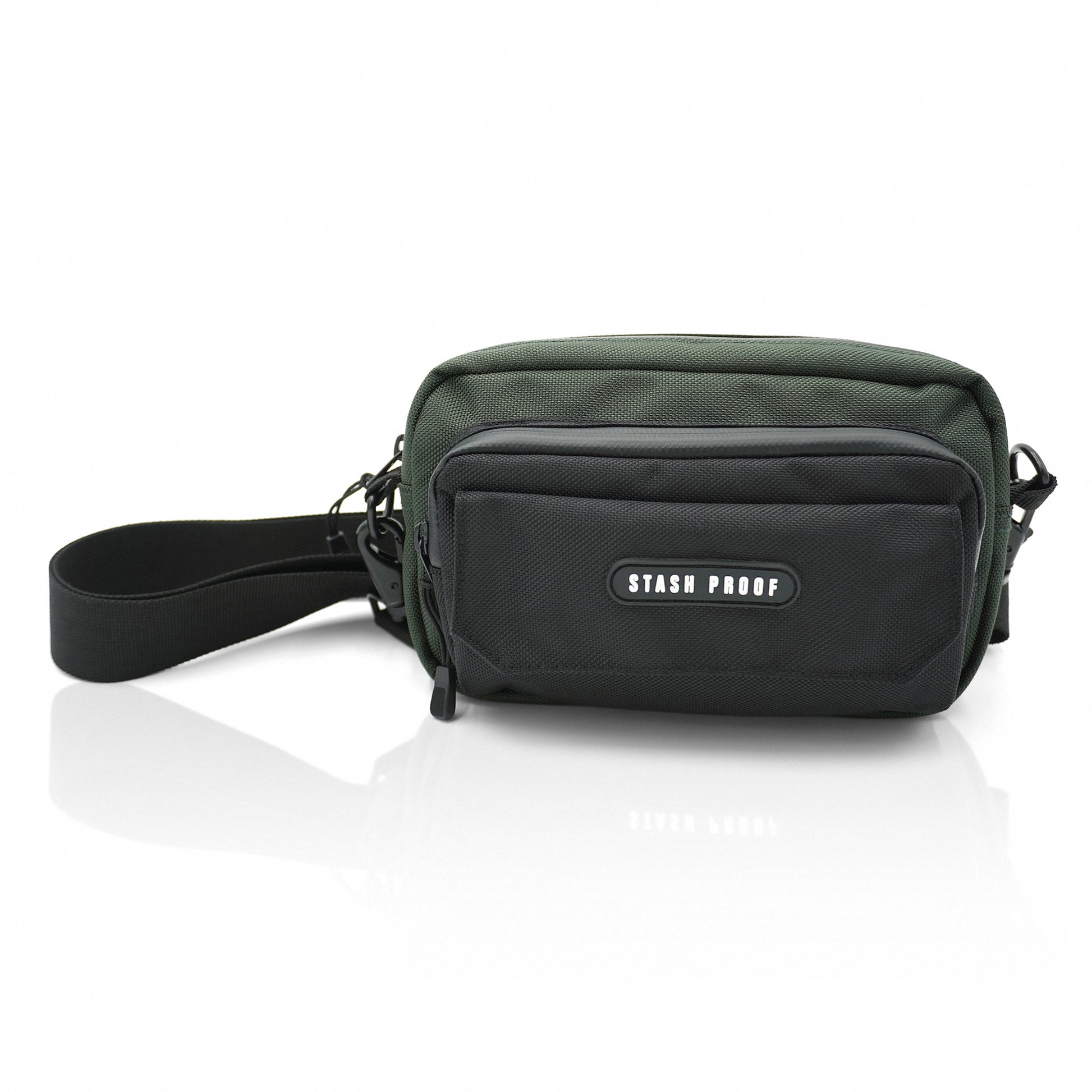 Flip Crossbody Bag in Green/Black 4