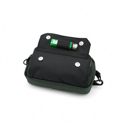 Flip Bag in Green/Black2