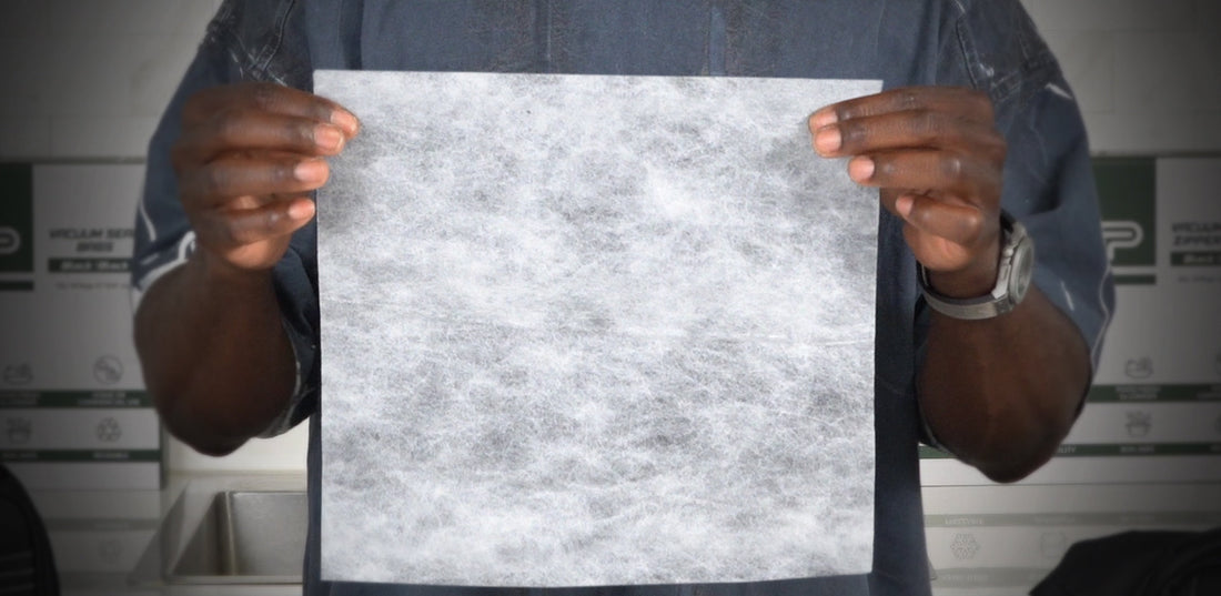 Activated carbon lining used in Stash Proof smell-proof bags