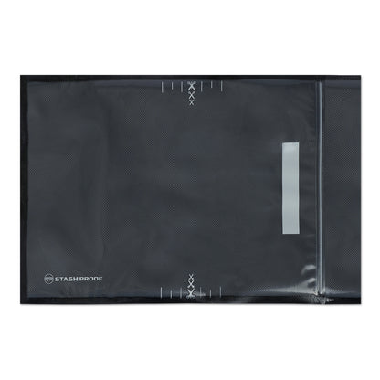 7" x 11" Vacuum Seal Zipper Storage Bags (Black and Clear)