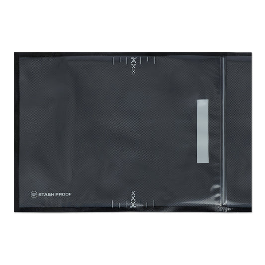7" x 11" Vacuum Seal Zipper Storage Bags (Black and Clear)