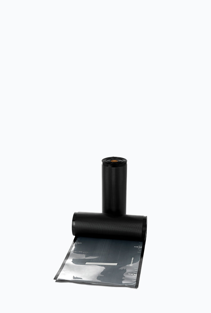 11 x 25 inch vacuum seal rolls on white background